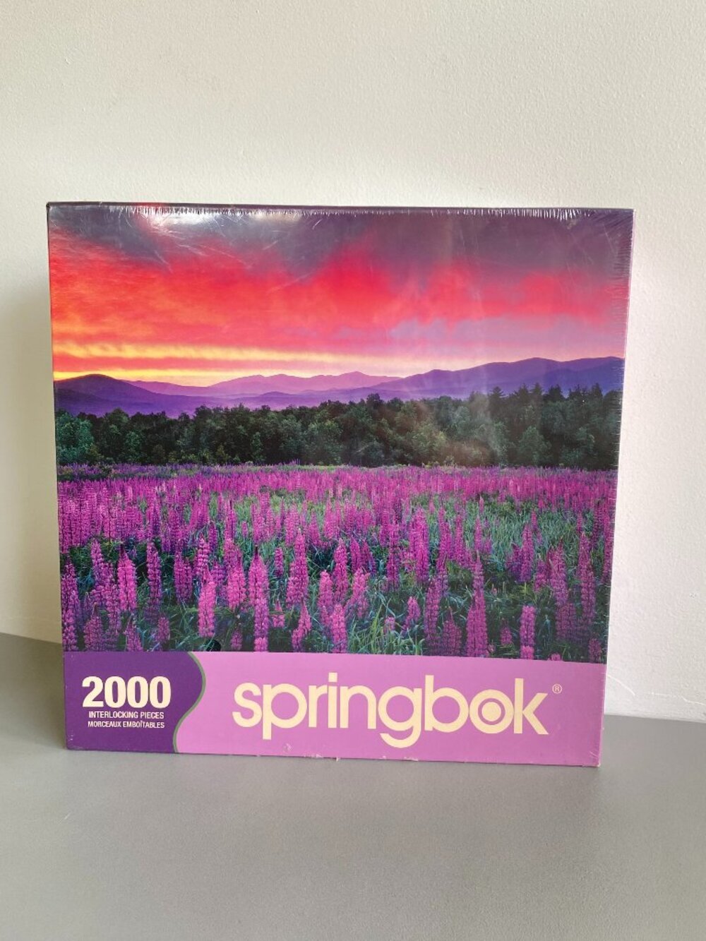 Springbok Purple Majesty 2000 Piece Jigsaw Puzzle New Sealed 2009 Paul Rezendes​